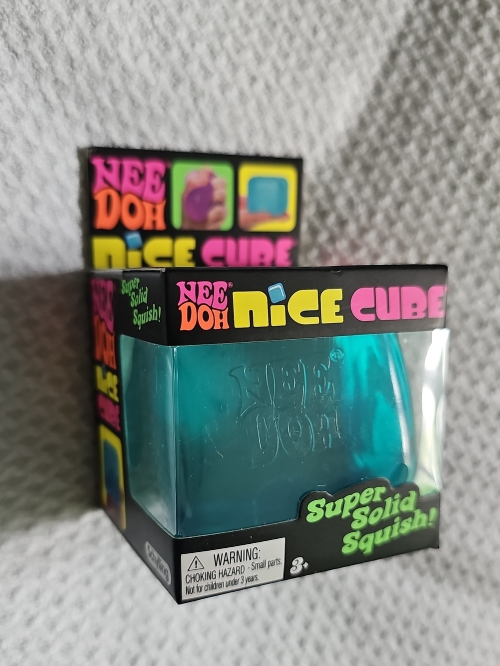 NEW! Nee Doh Nice Cube Blue